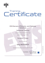 Тренинг сертификат